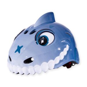 Roar into Safety — Cartoon Shark Helmet for Children, Adjustable & Lightweight for Bicycles & Roller Skates